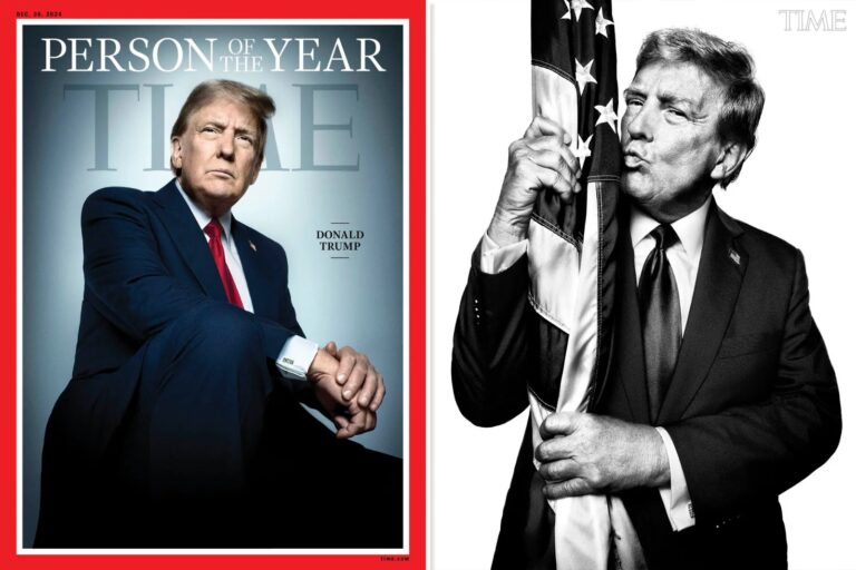 Repite Trump como persona del año para la revista TIME