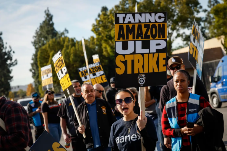 Empleados de Amazon en EE. UU. inician huelga