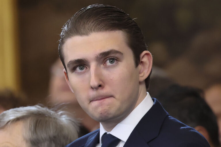 Barron Trump lanza su propia firma de bienes raíces