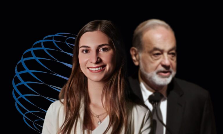 Ella es Vanessa Hajj, nieta de Carlos Slim, quien a sus 26 años dirige América Móvil