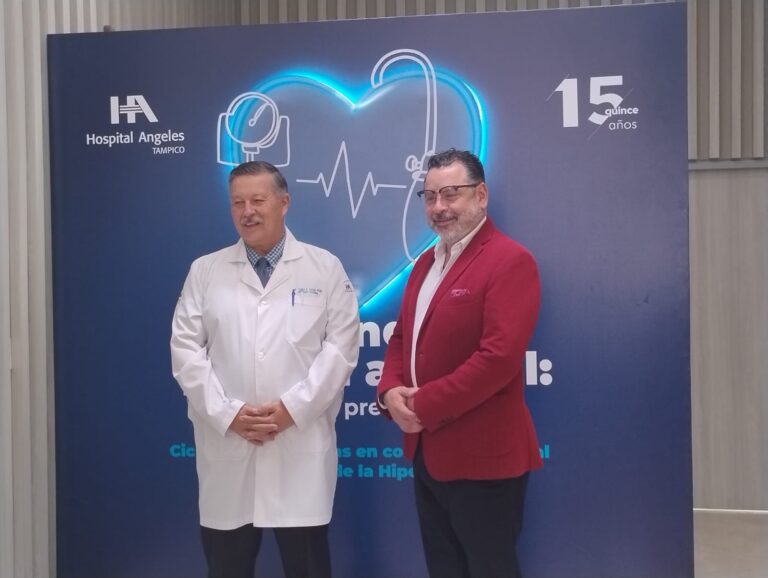 Hospital Angeles Tampico aborda la prevención y cuidado de la presión arterial