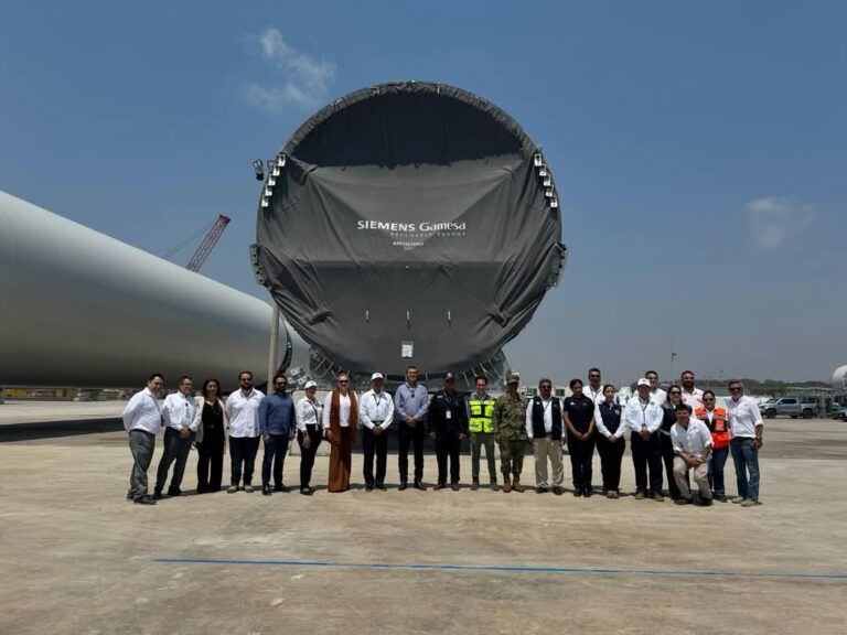 Construyen y exportan desde Altamira 70 torres eólicas para proyecto en Estados Unidos