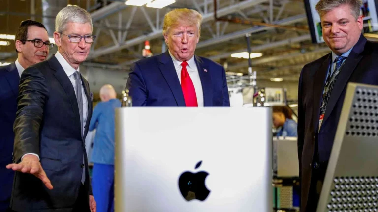 Apple, Samsung y más bajo la mira: Trump amenaza con nuevos aranceles