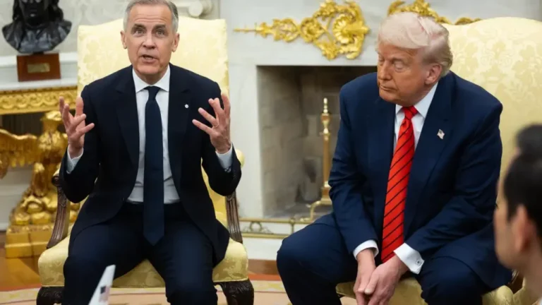 Carney le suelta a Trump que “Canadá no está en venta”, y Trump le lanza un “nunca digas nunca”
