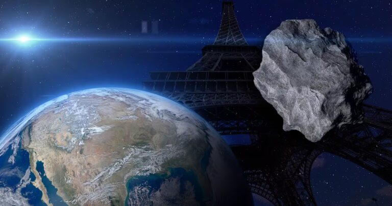 Asteroide gigante se aproxima a la Tierra; supera en tamaño a la Torre Eiffel