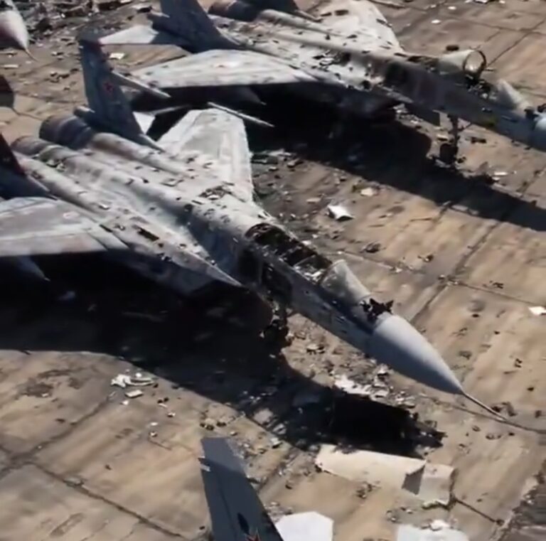 Ucrania destruyó más de 40 aviones rusos